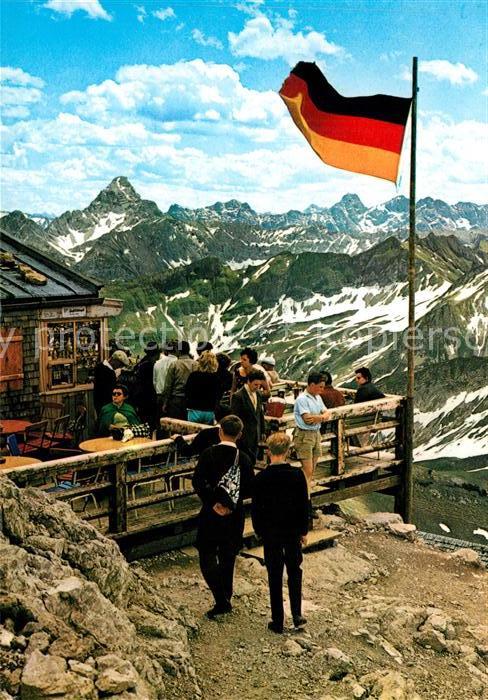 Oberstdorf Allgäuer Alpen Nebelhorn Gipfelhütte