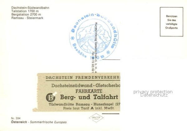 Ramsau Dachstein Steiermark Dachstein Südwandbahn Talstation – Bild 2