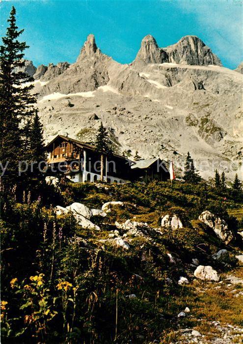 Montafon Lindauer hütte Gauertal Drei Türme