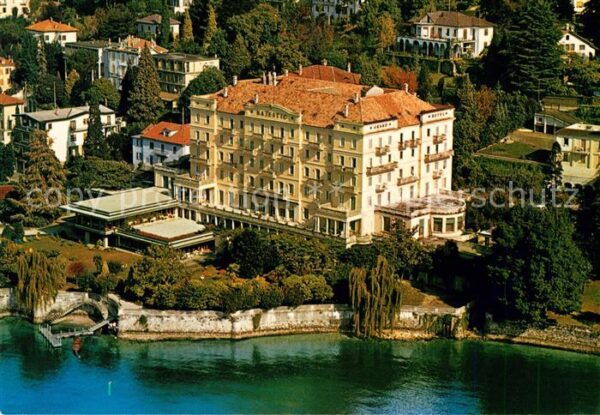 Verbania Fliegeraufnahme Hotel Maestoso