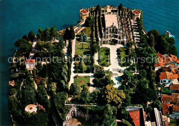 Isola Bella Lago Maggiore Fliegeraufnahme Palazzo Borromeo