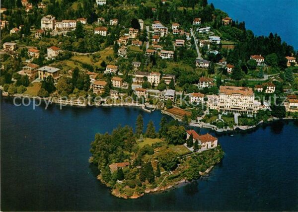 Verbania Fliegeraufnahme Pallanza Isolino San Gi