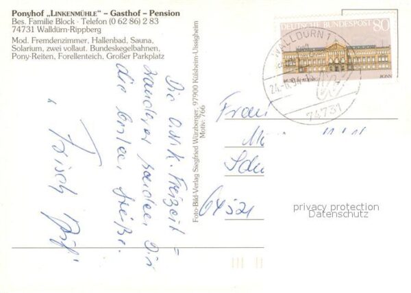 Rippberg Ponyhof Gasthof Pension Linkenmühle – Bild 2