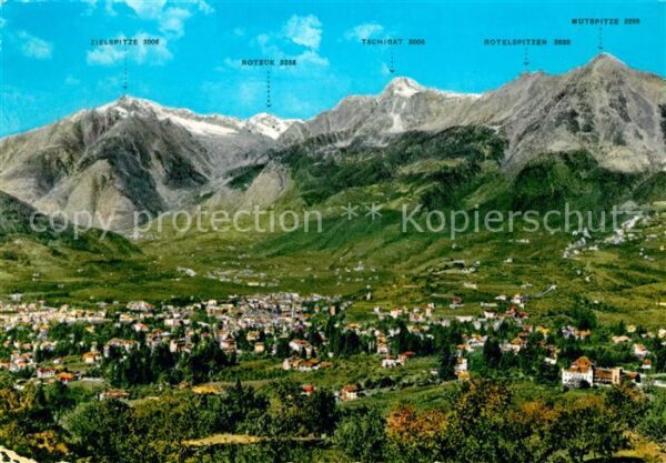 Merano Meran Panorama Gruppo Tessa