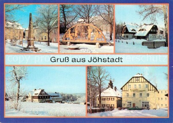 Joehstadt Postmeilensäule Schwibbogen Gaststätte