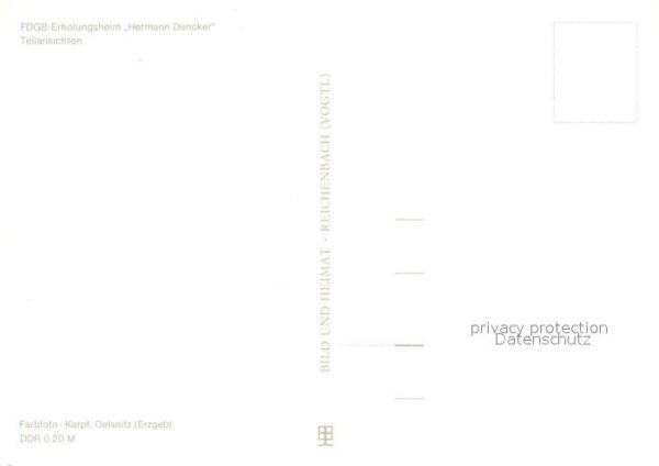 Heubach Thueringen FDGB Erholungsheim Hermann Duncker – Bild 2