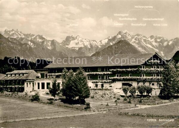 Sonthofen Oberallgaeu Alpen Moor Kneippbad Sonnenalp