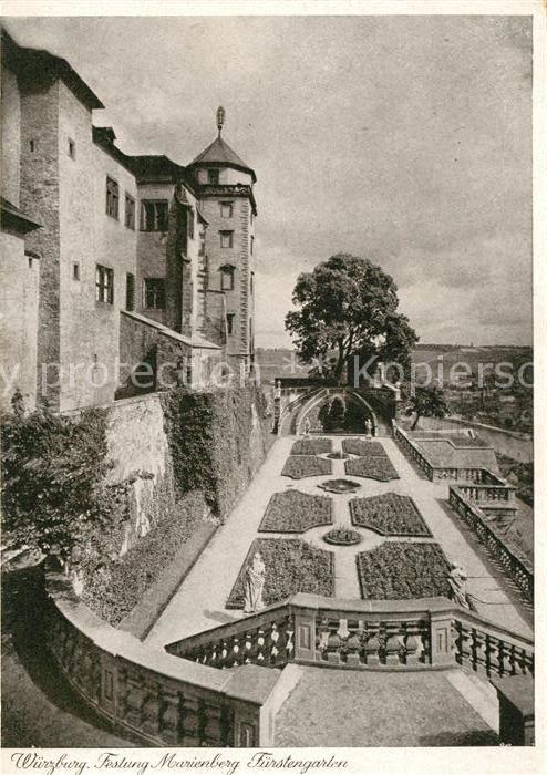 Wuerzburg Festung Marienberg Fürstengraben