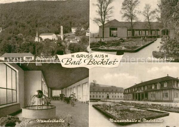 Bad Bocklet Wandelhalle Brunnenhalle Badehaus Panor