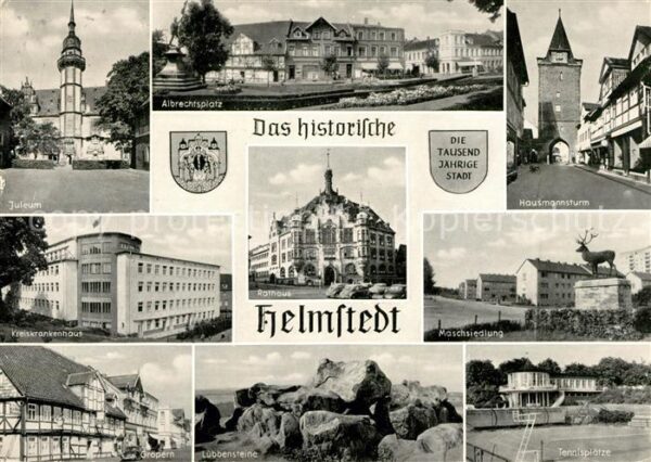 Helmstedt Juleum Albrechtsplatz Hausmannsturm Mas