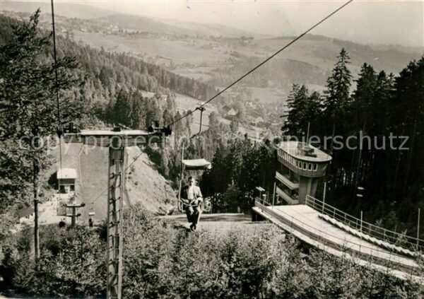 Klingenthal Vogtland Große Aschbergschanze Sessellift