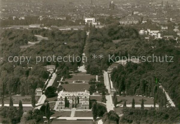 Dresden Fliegeraufnahme Großer Garten vor der Z