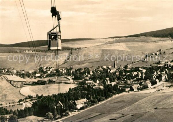 Oberwiesenthal Erzgebirge Panorama Seilbahn