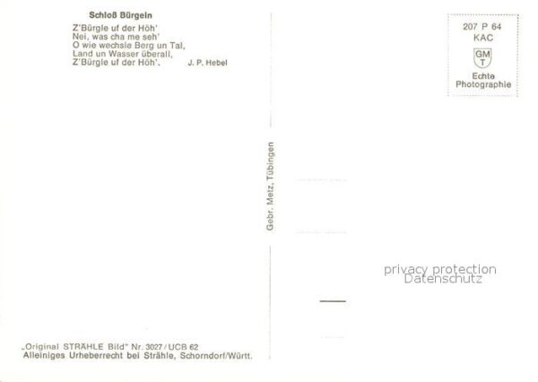 Schliengen Fliegeraufnahme Schloss Bürgeln – Bild 2