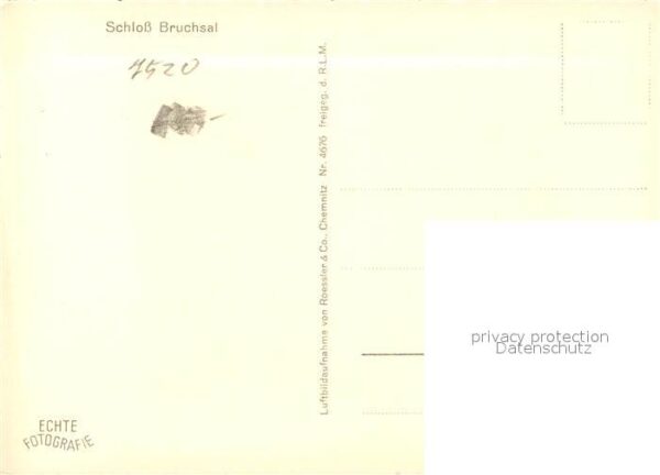 Bruchsal Fliegeraufnahme Schloss – Bild 2