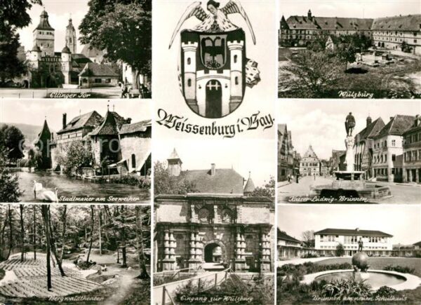 Weissenburg Bayern Ellinger Tor Wülzburg Stadtmauer Kaiser