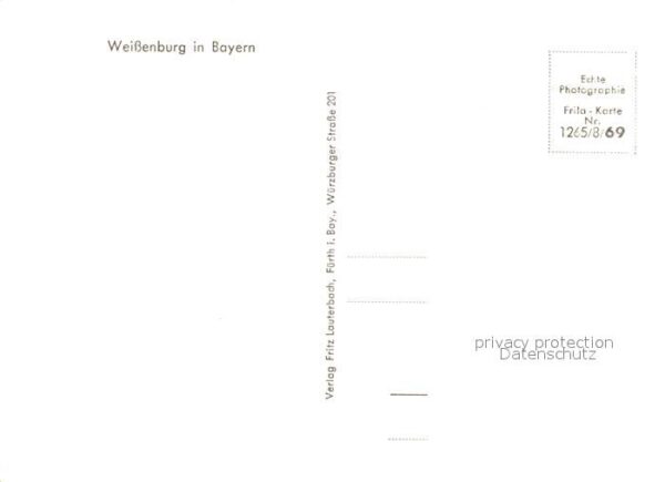 Weissenburg Bayern Ellinger Tor Wülzburg Stadtmauer Kaiser – Bild 2