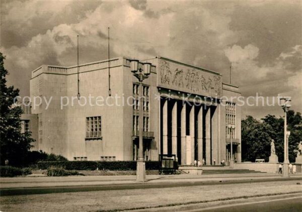 Berlin Sporthalle Karl Marx Allee