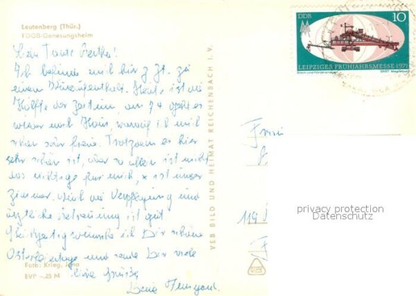 Leutenberg Thueringen FDGB Genesungsheim – Bild 2