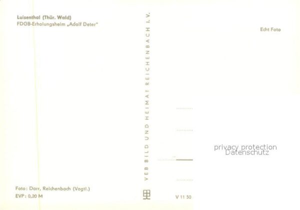 Luisenthal FDGB Erholungsheim – Bild 2