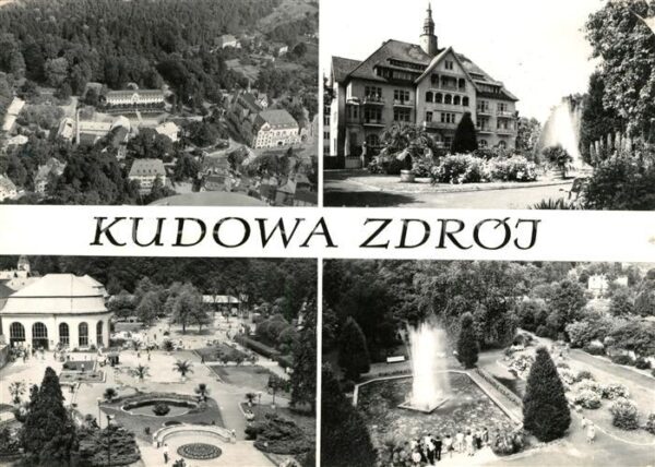 Kudowa-Zdroj Park Fliegeraufnahme