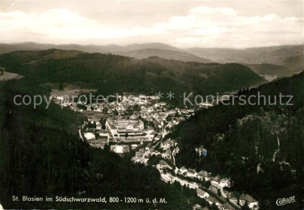 St Blasien Fliegeraufnahme