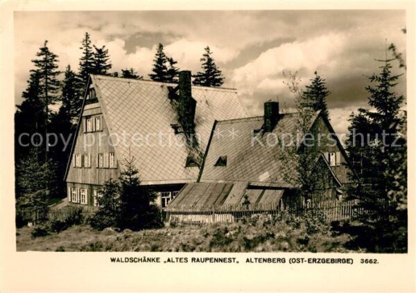 Altenberg Dippoldiswalde Waldschänke Altes Raupennest