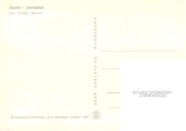 Goerlitz Sachsen Leninplatz – Bild 2