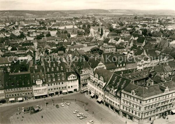 Naumburg Saale Blick von Wenzelskirche auf den Wilhelm