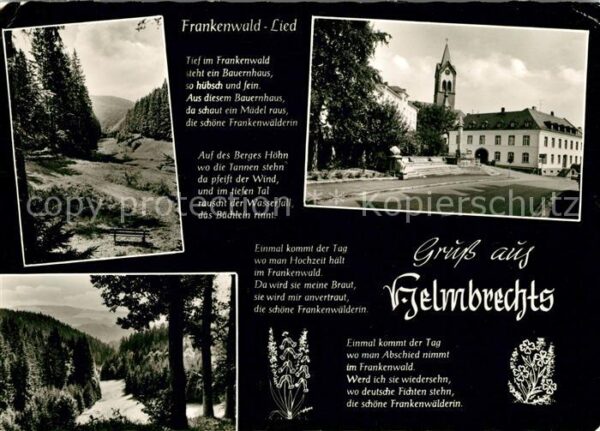 Helmbrechts Oberfranken Frankenwald-Lied