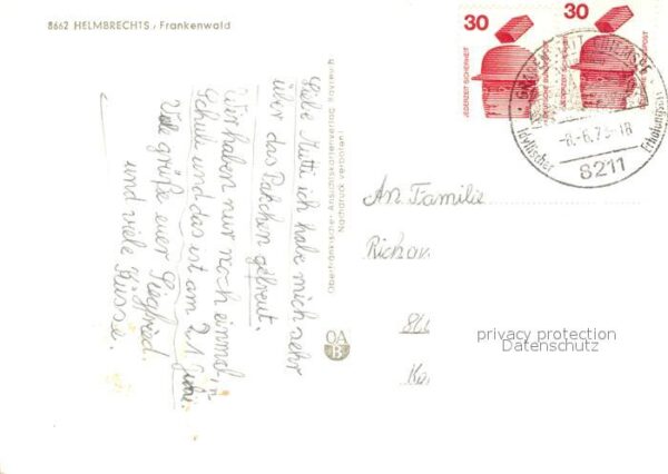 Helmbrechts Oberfranken Frankenwald-Lied – Bild 2