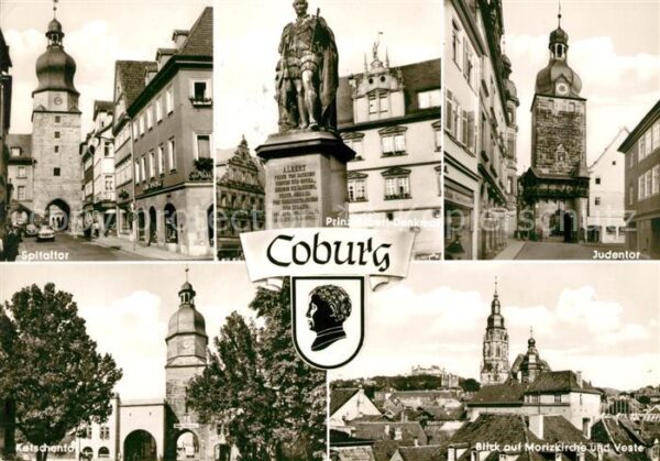 Coburg Spitaltor Judentor Ketschentor Prinz-Al
