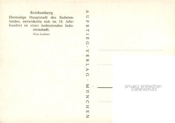 Reichenberg Liberec Boehmen Kirchenpartie – Bild 2