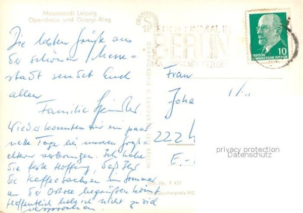 Leipzig Messestadt Opernhaus und Georgi Ring – Bild 2