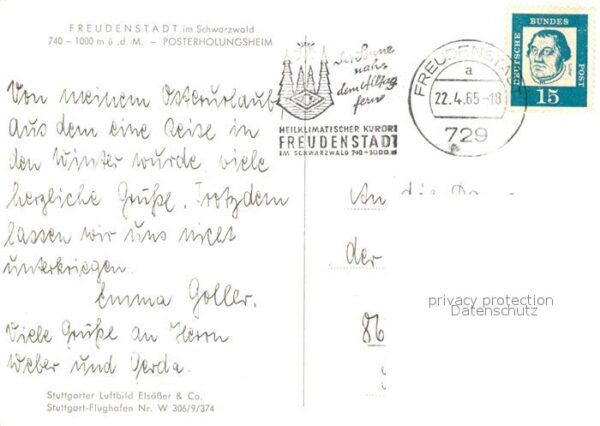 Freudenstadt Fliegeraufnahme Posterholungsheim – Bild 2