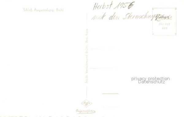 Bruehl Rheinland Fliegeraufnahme Schloss Augustusburg – Bild 2
