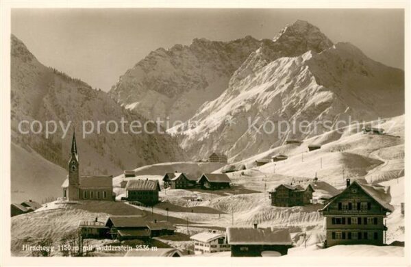 Hirschegg Kleinwalsertal Vorarlberg Widdertein Winterlandschaft
