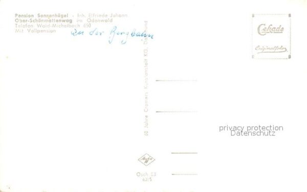 Ober-Schoenmattenwag Pension Sonnenhügel – Bild 2