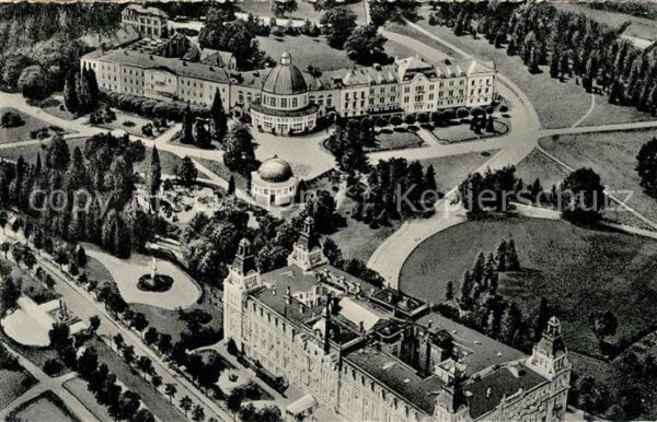 Bad Wildungen Badehotel Fürstenhof Fliegeraufnahme