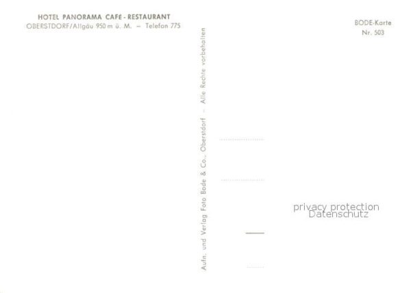 Oberstdorf Hotel Panorama Cafe Restaurant – Bild 2