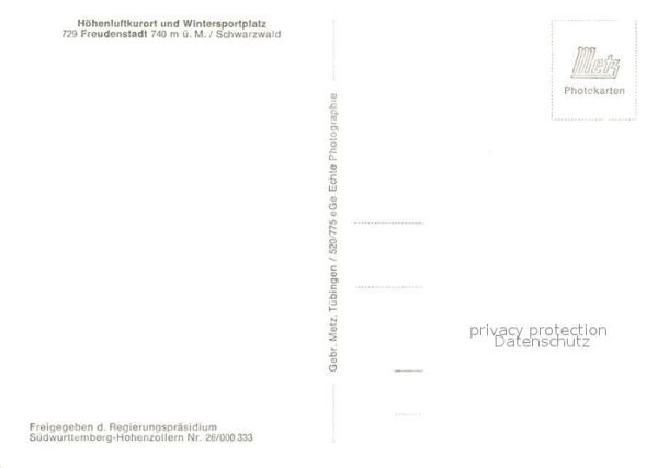 Freudenstadt Fliegeraufnahme – Bild 2