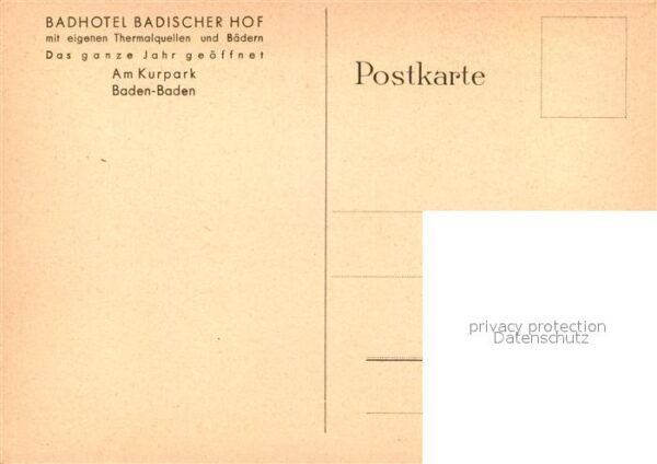 Baden-Baden Badischer Hof – Bild 2