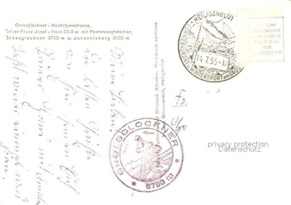 Grossglockner Hochalpenstraße Kaiser Franz Josef Haus – Bild 2