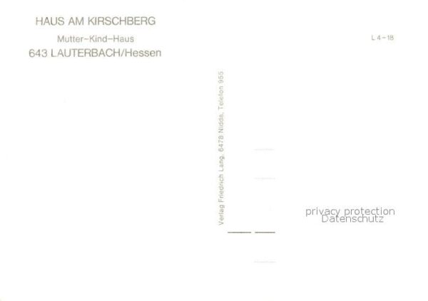 Lauterbach Hessen Haus am Kirschberg Mutter Kind Haus – Bild 2