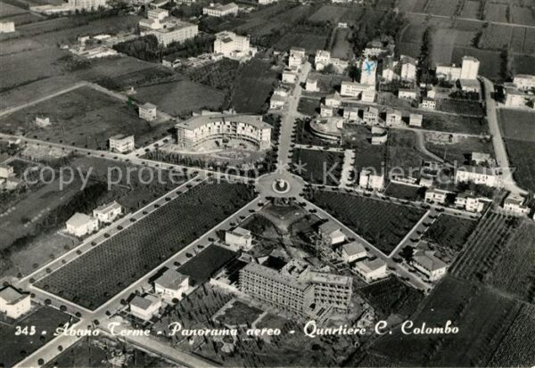 Abano Terme Fliegeraufnahme Quartiere Colombo