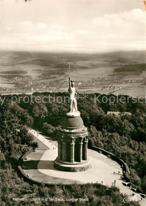 Hermannsdenkmal Fliegeraufnahme
