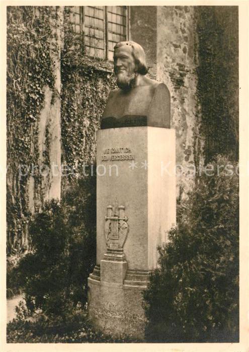 Corvey Denkmal Hoffmann von Fallersleben