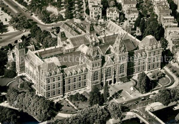 Amsterdam Niederlande Fliegeraufnahme Rhijksmuseum