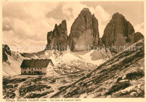 Lavaredo Rifugio Antonio Locatelli Drei Zinnen