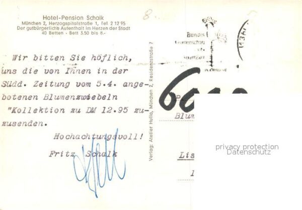 Muenchen Hotel Pension Schalk – Bild 2